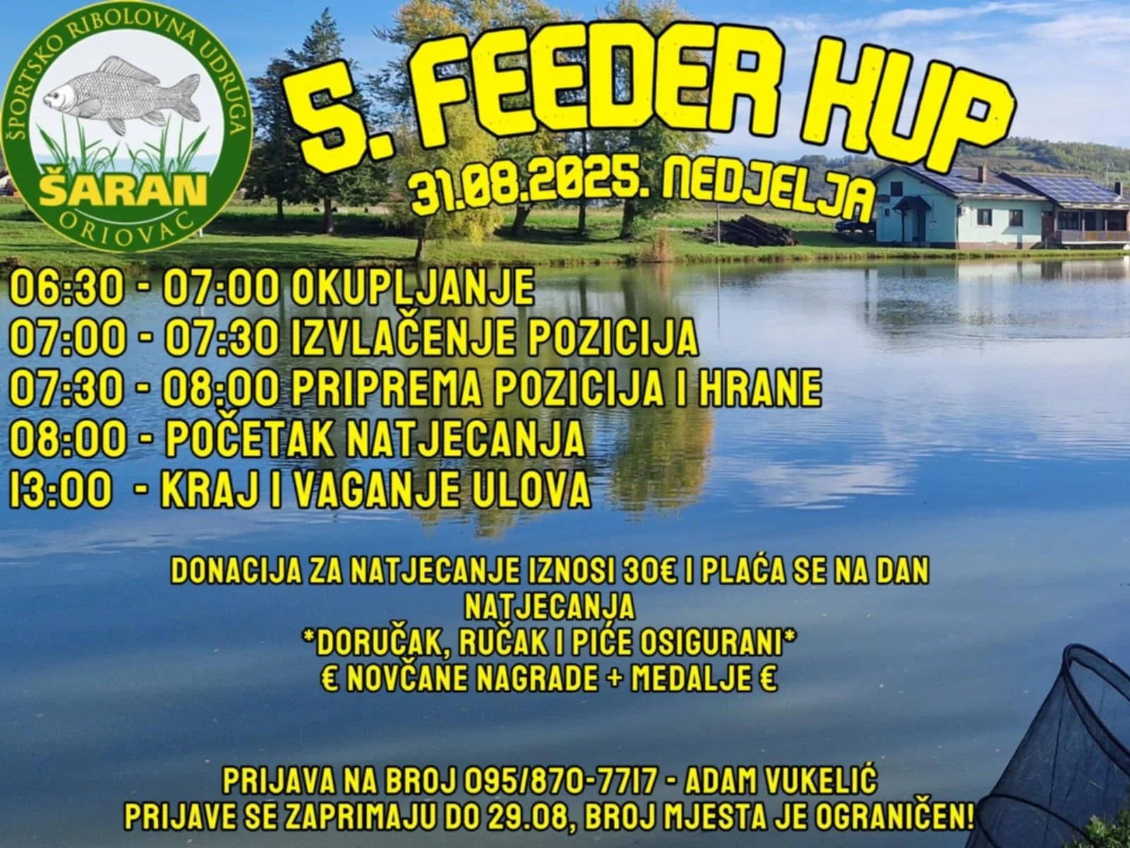 Najava: 5. Feeder kup u Oriovcu