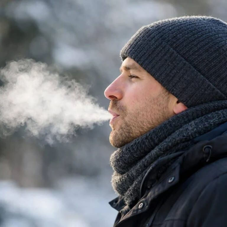 Mali oblak ispred lica: fizika daha u zimskim uvjetima