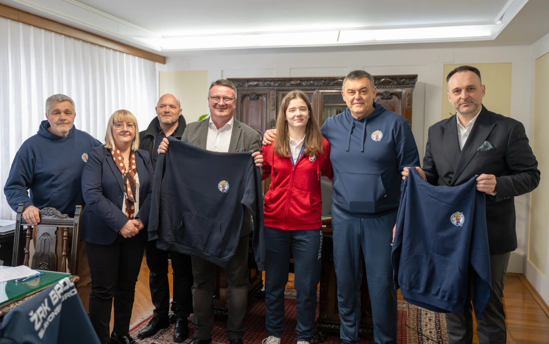 Župan Marušić upriličio prijem za rukometašicu Barbaru Tolić nakon osvajanja zlata u Prištini