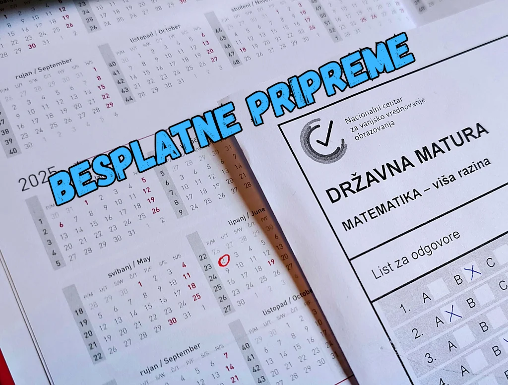 Besplatne pripreme za državnu maturu za maturante u Slavonskom Brodu