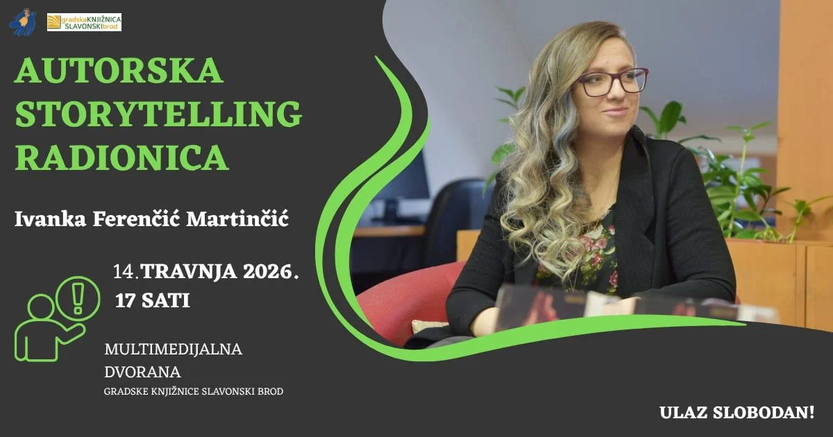Storytelling radionica u Slavonskom Brodu: Umijeće pripovijedanja u službi očuvanja kulturne baštine