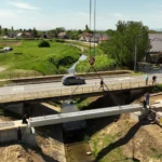 Novi pješački most na Rešetarici ulazi u završnu fazu izgradnje