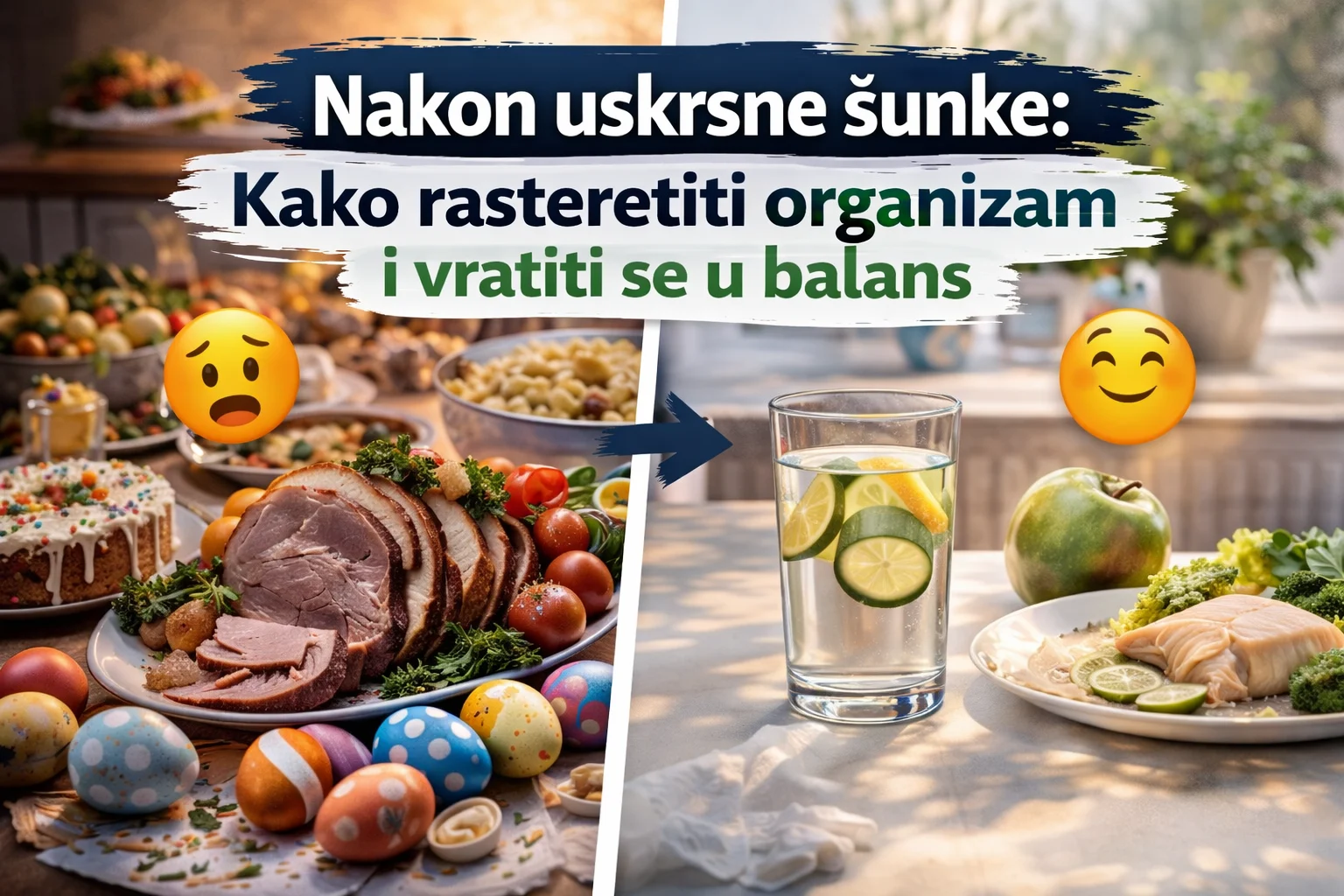 Nakon uskrsne šunke: Kako rasteretiti organizam i vratiti se u balans